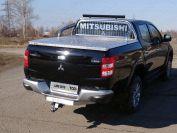 Защита кузова и заднего стекла 75х42 мм со светодиодной фарой (для крышки) для автомобиля Mitsubishi L200 2015-2018 TCC Тюнинг арт. MITL20015-55