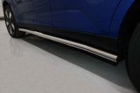 Пороги труба 60,3 мм для автомобиля Kia Soul 2019- TCC Тюнинг арт. KIASOUL19-13