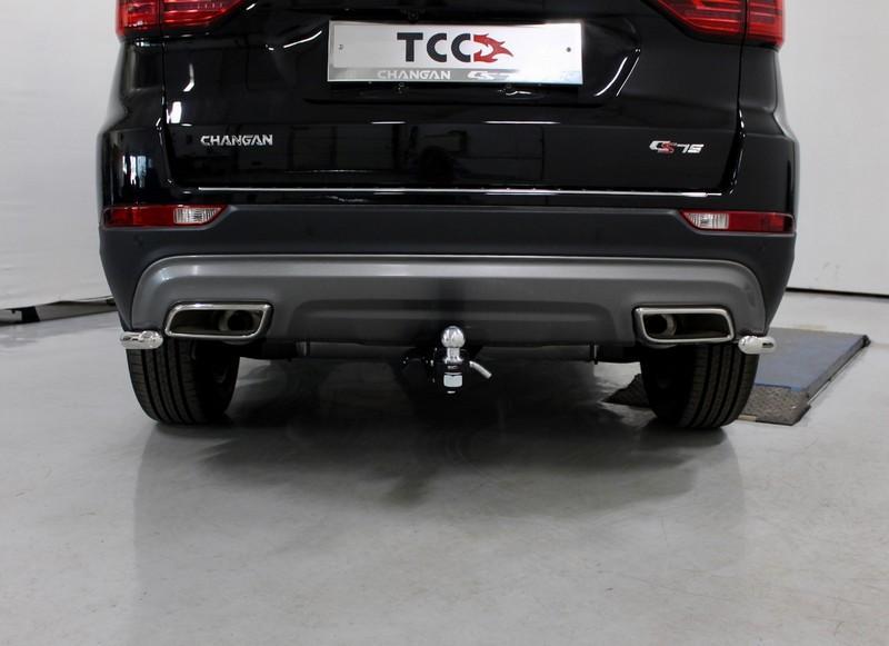 Защита задняя (уголки) 42,4 мм для автомобиля Changan CS75 FL 2020 арт. CHANCS7520-31