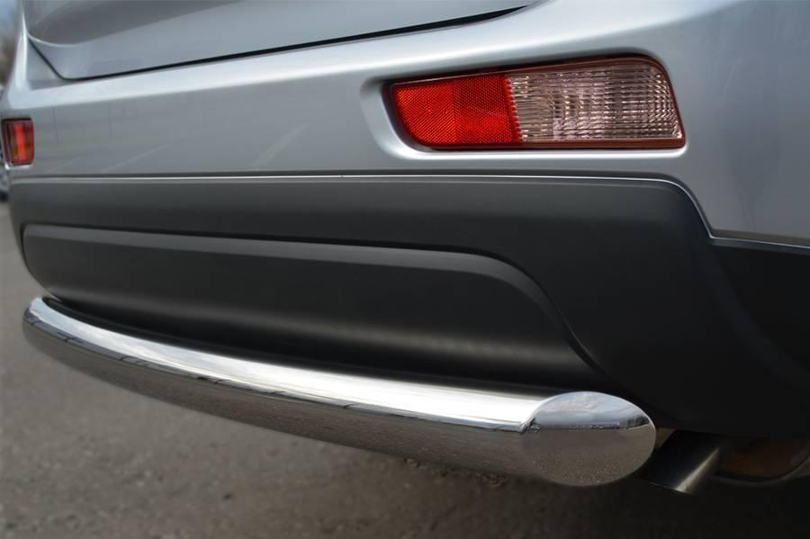 Защита заднего бампера d76 для Mitsubishi Outlander 2012, Slitkoff MRZ-001058