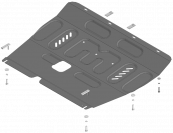 Защита стальная Мотодор (Двигатель, Коробка переключения передач), 2 мм,  Mitsubishi Outlander IV  2022-2024 арт. 71305