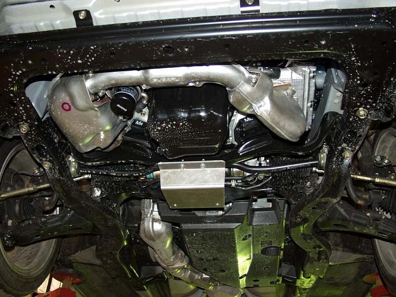 Защита картера для SUBARU Impreza  2003 - 2008, V-1,6; 1,8; 2,0, Sheriff, сталь 2,0 мм, арт. 22.0591