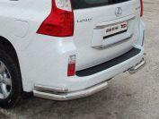 Защита задняя (уголки) 76,1х42,4 мм для автомобиля Lexus GX 460 2009-2013, TCC Тюнинг LEXGX460-04
