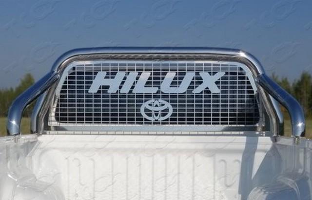 Защита кузова и заднего стекла 76,1 мм (только для кузова) для автомобиля Toyota Hilux 2015-, TCC Тюнинг TOYHILUX15-14