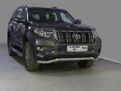 Защита передняя (волна) 76,1 мм для автомобиля Toyota Land Cruiser 150 Prado 2017-, TCC Тюнинг TOYLC15017-17