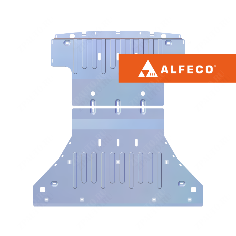 Avatr 11 2021-  4WD защита радиатора и переднего электропривода (2 части), ALFeco, алюминий, 4 мм, арт. ALF7304al