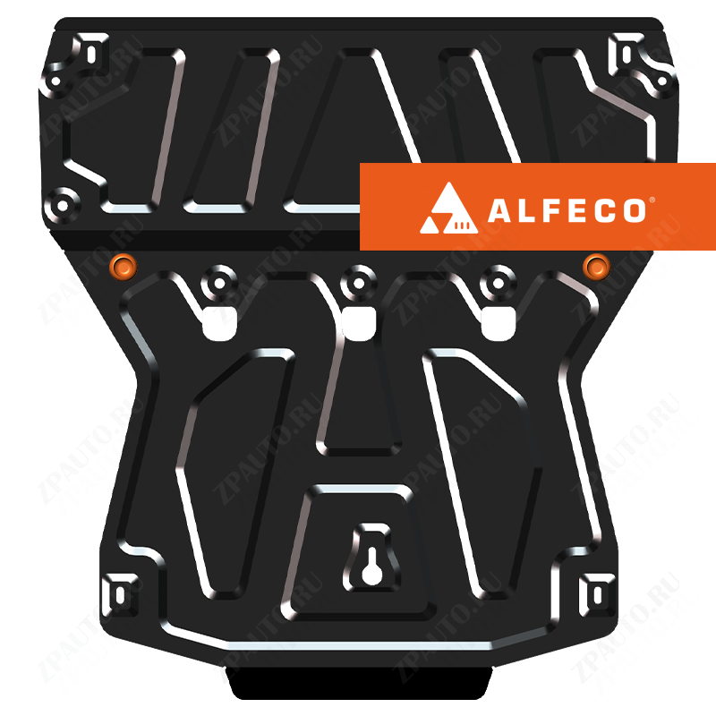 Защита  картера Audi A6 C7 2011-2018 V-2.0TFSI; 2.8 FSI; 3.0TDI , ALFeco, сталь 2мм, арт. ALF3030st