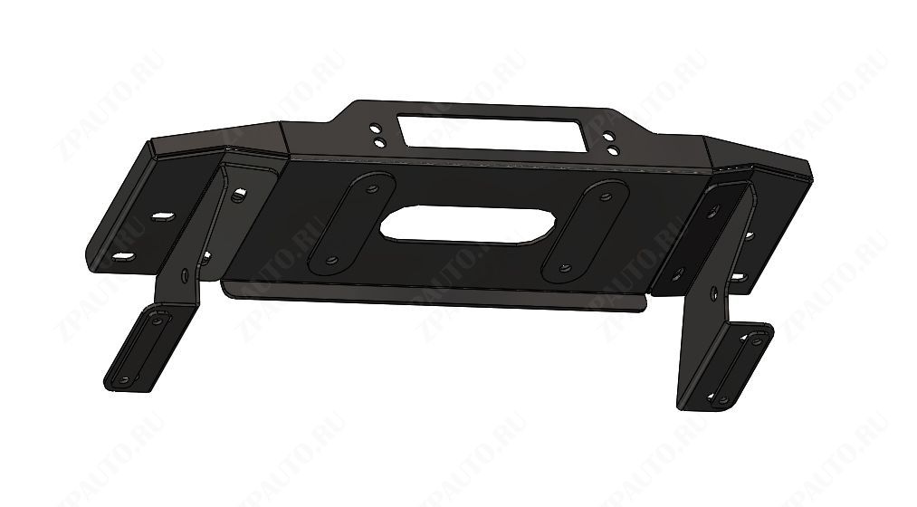 ABC.UAZ.PW.34 ПЛОЩАДКА ПОД ЛЕБЕДКУ В ШТАТНЫЙ БАМПЕР УАЗ ПАТРИОТ 2005- АВС-ДИЗАЙН