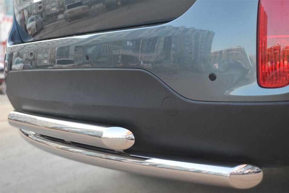 Защита заднего бампера d57/57 для KIA Sorento 2013, Slitkoff KIZ-001270