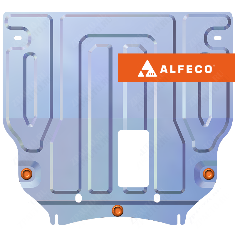 Защита  картера и КПП Kia Optima 2010-2016 V-all , ALFeco, алюминий 4мм, арт. ALF1020al-2