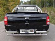 Защита кузова и заднего стекла 75х42 мм (только для кузова) для автомобиля Mitsubishi L200 2019, TCC Тюнинг MITL20019-18