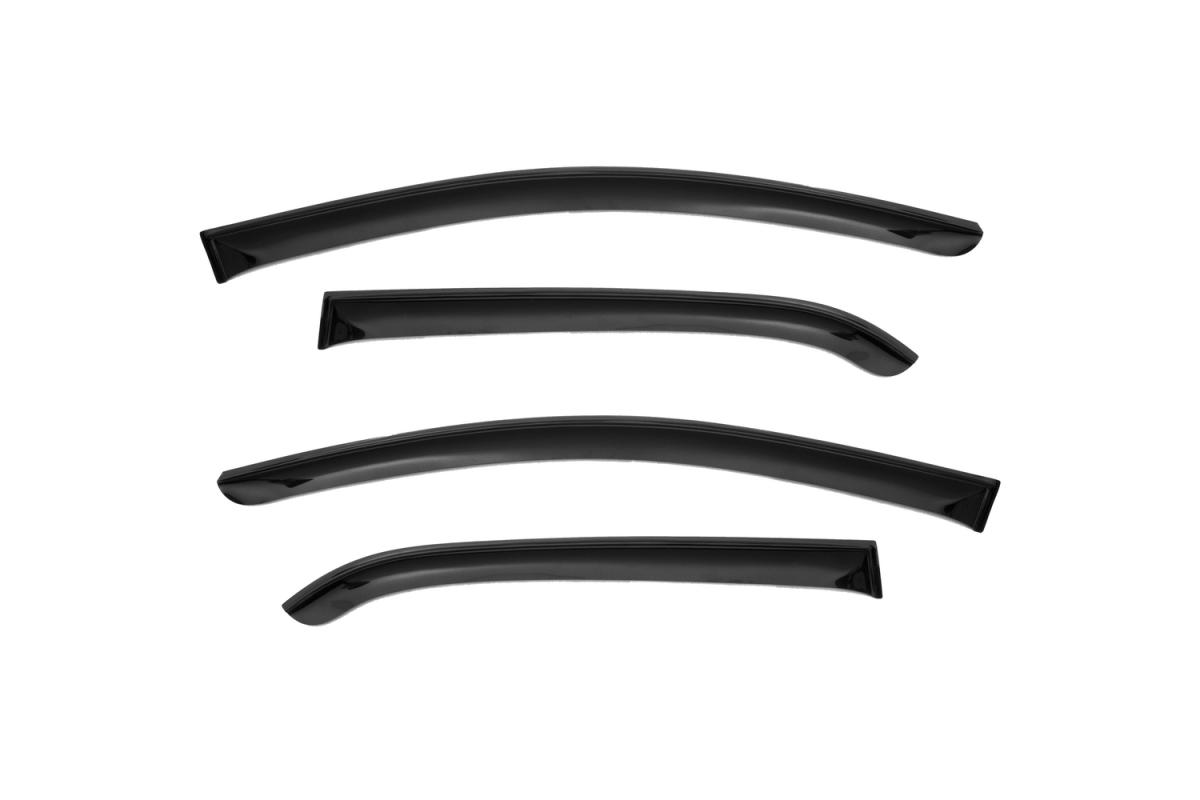 Дефлектор окон (НАКЛАДНОЙ скотч 3М) 4 шт., KIA PICANTO III 2017-, хэтчбек