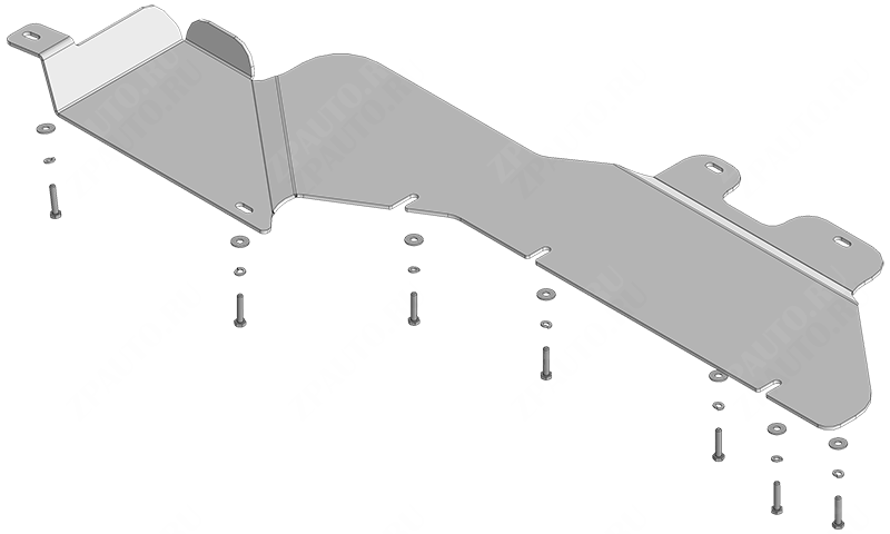 Защита алюминиевая Мотодор (Силовые провода), 4 мм,  Li L6  2024- арт. 349902