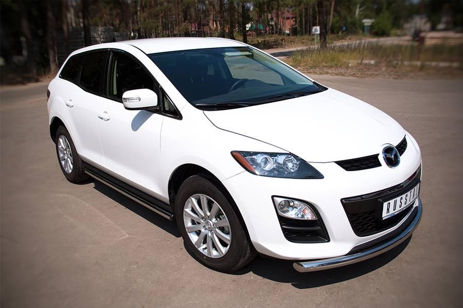 Пороги труба d57 вариант 2 для Mazda CX-7 2010, Slitkoff MC7T-0006432