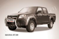 Кенгурятник d57 низкий мини Mazda BT-50 (2006-2011) , Slitkoff, арт. MZB006