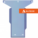 Защита  КПП Kia Stinger  4WD 2017-2022 V-2,0T , ALFeco, алюминий 4мм, арт. ALF1143al