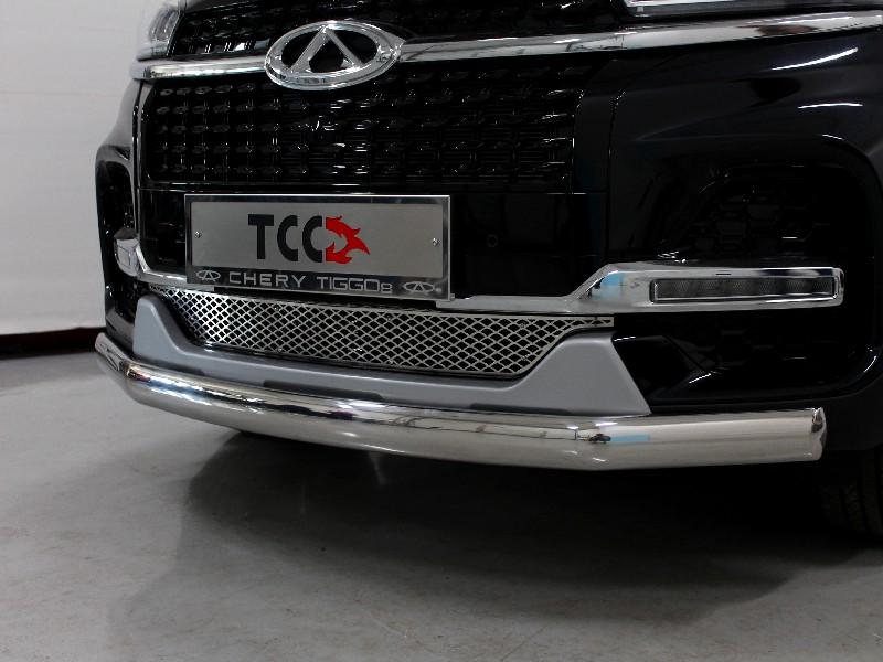 Решетка радиатора нижняя (лист) для автомобиля Chery Tiggo 8 2020 TCC Тюнинг арт. CHERTIG820-12