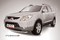 Защита переднего бампера d57 Hyundai ix-55 (2008-2013) Black Edition, Slitkoff, арт. Hi55-003BE