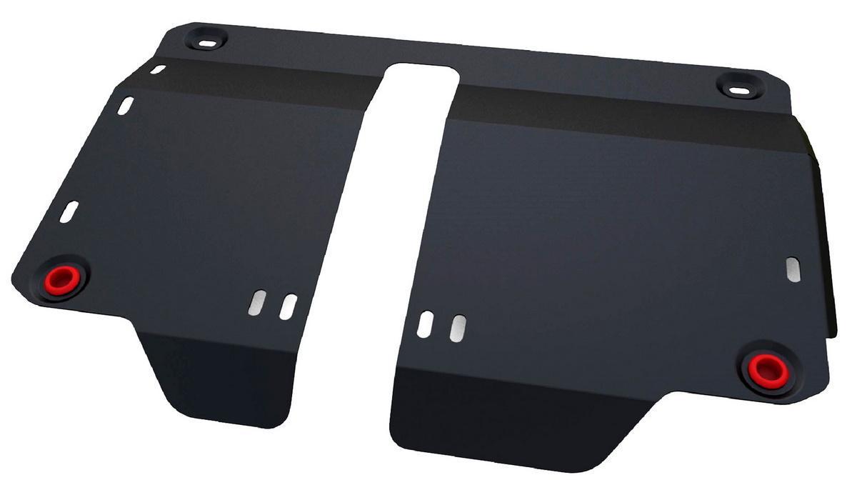 Защита картера и КПП АвтоБроня для FAW V2 (V - 1.3) 2012-2015, сталь 1.8 мм, с крепежом, 111.08004.1