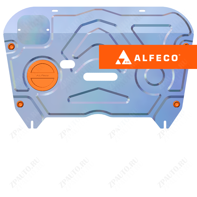 Защита  картера и КПП Toyota Rav4 V (XA50) 2019- V-2,0;2,5 , ALFeco, алюминий 4мм, арт. ALF24112al-1