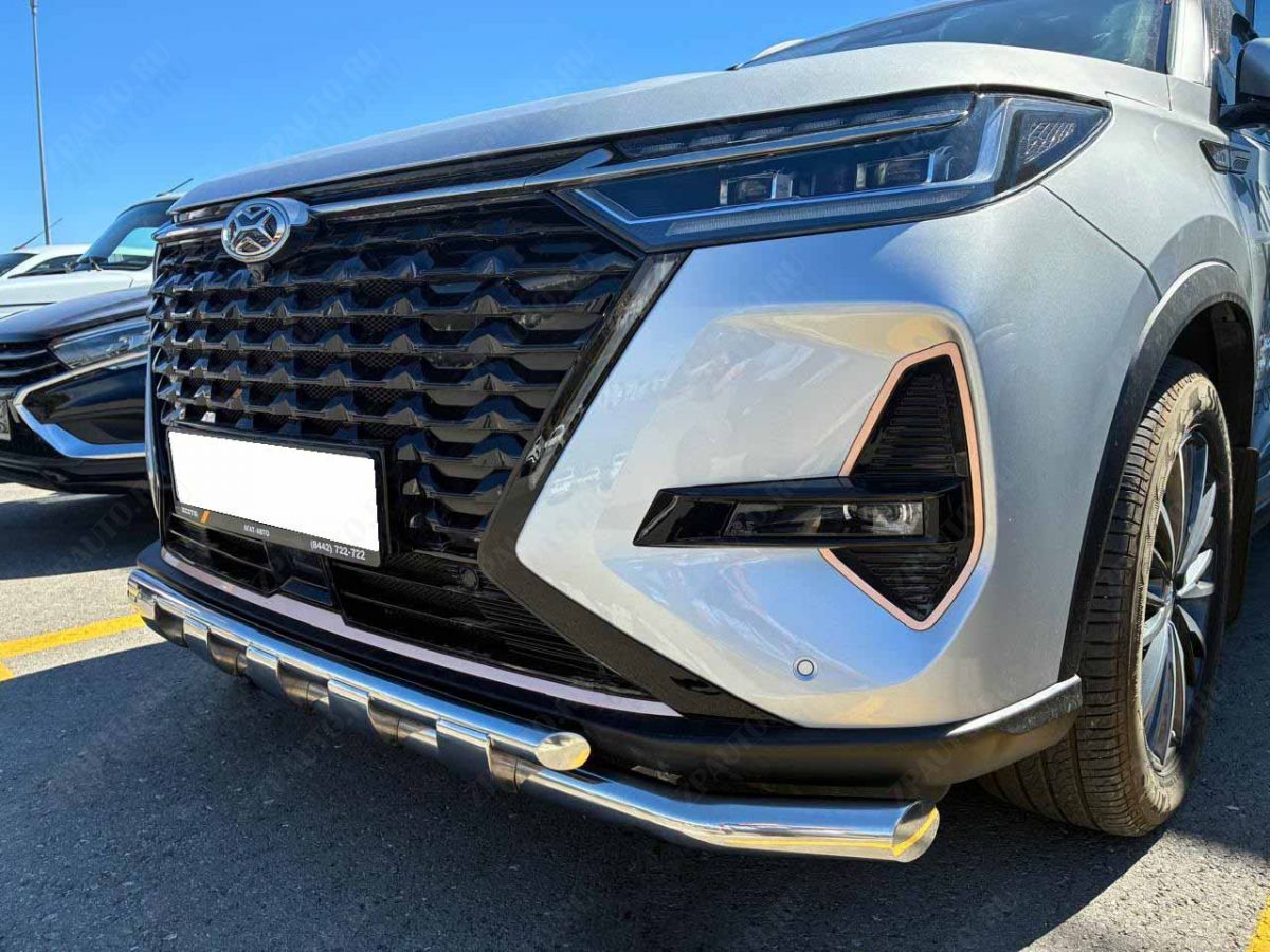 Защита переднего бампера двойная с перемычками для автомобиля XCITE X-Cross 8 2025 арт. XCX-CR.8.25.75