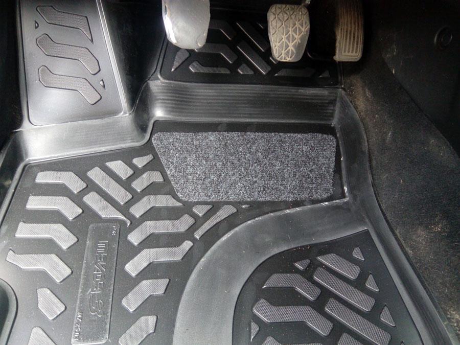 Ковры салонные модельные высокий борт 3D с подпятником для Mazda 3 II 2009 2003-2012, Элерон 60901