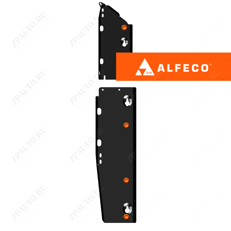 Toyota Prius (ZVW50) 2015-2023 V-1,8 2WD защита топливопровода (2 части), (правый руль), ALFeco, сталь, 2 мм, арт. ALF24115st-1