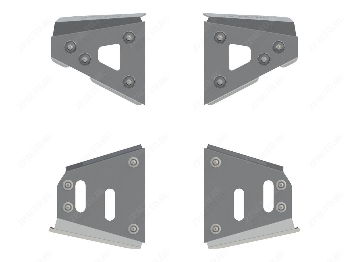 Защита рычагов для POLARIS Ranger 570 (Mid Size) 2014-19, алюминий 4 мм, STORM, арт. 2956