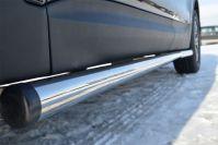 Пороги труба d63 вариант 2 для Hyundai Santa Fe 2012, Руссталь HSFT-0012222