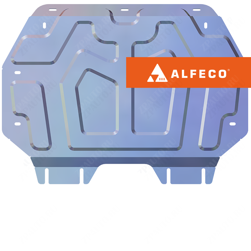 Honda Fit (GP, GK) 2013-2020 V-all 4WD защита картера и КПП, ALFeco, алюминий, 4 мм, арт. ALF0947al-1