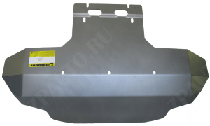 Защита стальная Мотодор (Двигатель, Передний дифференциал), 3 мм, Сталь для Mercedes-benz M-class 1998-2005 арт. 11201