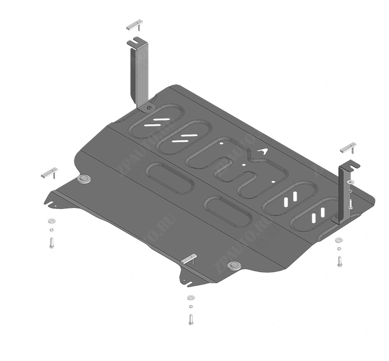 Защита АвтоСтандарт (Двигатель, Коробка переключения передач), 1,5 мм,  для Gac GS5  2019- арт. 57801