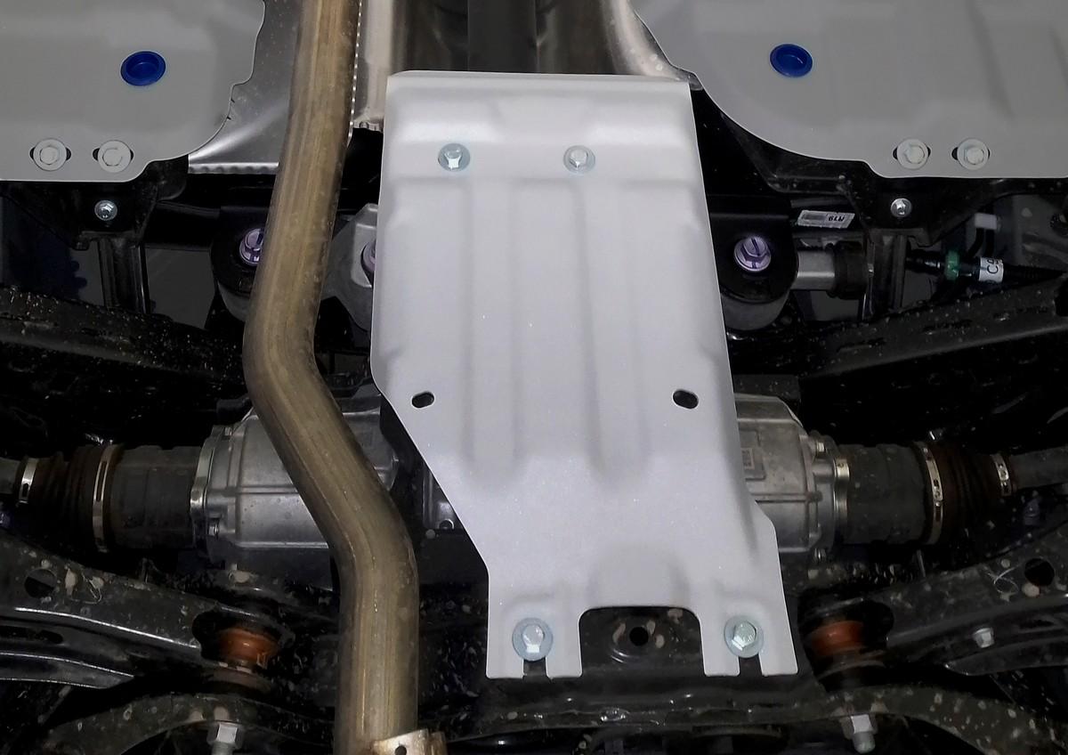 Защита редуктора Rival для Toyota RAV4 XA50 4WD 2019-н.в., штампованная, алюминий 3 мм, с крепежом, 333.9536.1