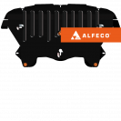 Защита  радиатора BMW Х6 E71 2007-2014 V-3,0TDI , ALFeco, сталь 2мм, арт. ALF3408st