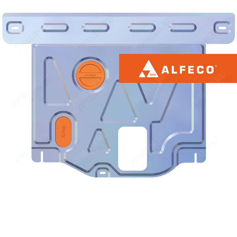 Защита  картера и КПП Kia Soul 2019-2022  V-all , ALFeco, алюминий 4мм, арт. ALF1147al-1