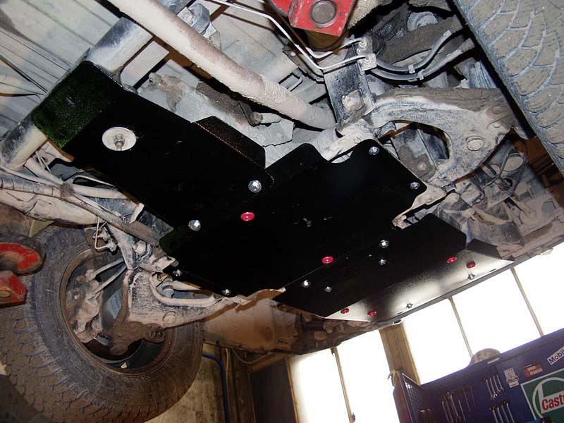 Защита картера и КПП для SSANG  YONG Istana  1995 - 2003, V-2.9, Sheriff, сталь 2,0 мм, арт. 29.0720