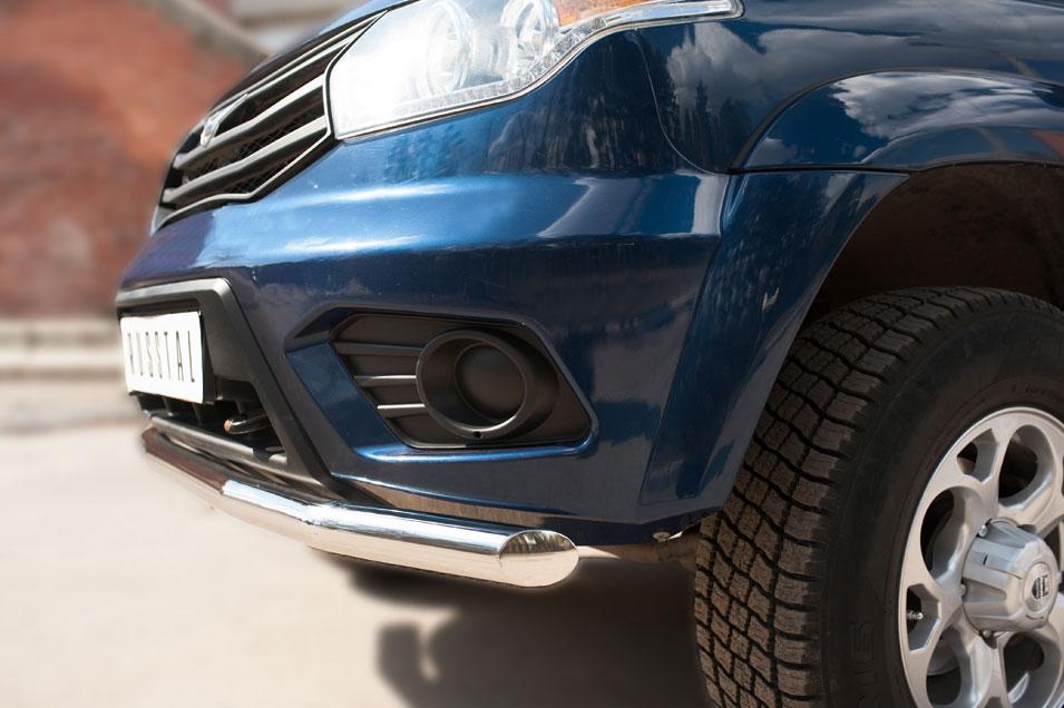 Защита переднего бампера d57 для UAZ Patriot 2014, Slitkoff UPZ-002065