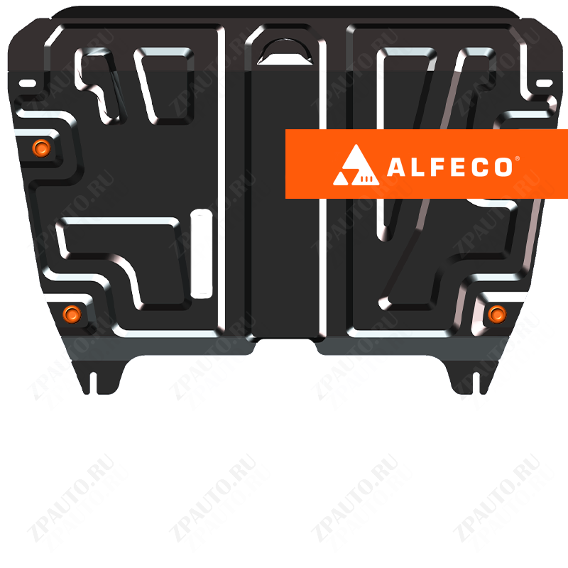 Защита  картера и КПП (увеличенная)  Toyota Camry (XV50) 2011-2018 V-3,5 , ALFeco, сталь 2мм, арт. ALF2460st