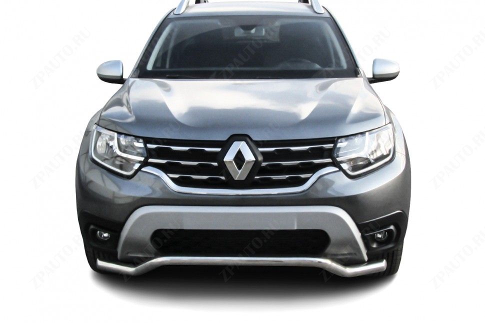Защита переднего d57 бампера волна Renault Duster (2020-2023) , Slitkoff, арт. RD21001