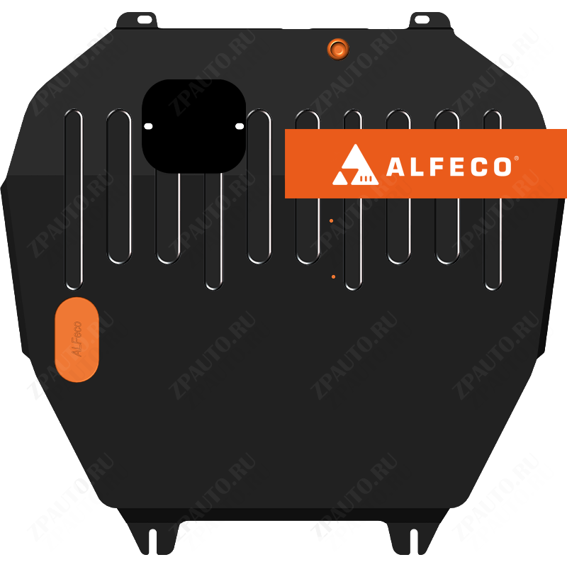 Защита  картера и КПП Peugeot 4007 2007-2014 V-all , ALFeco, сталь 2мм, арт. ALF0404st-1