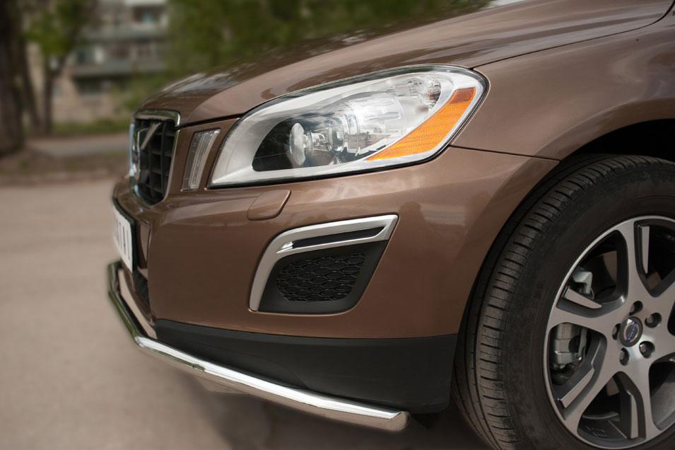 Защита переднего бампера d42 для Volvo XC60, Slitkoff VXCZ-002075