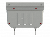 Защита картера и КПП для MAZDA CX-30  2021 -, V-2,0; Sheriff, алюминий 3 мм, арт. 12.4320