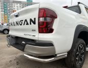 Защита заднего бампера угловая двойная для автомобиля CHANGAN Hunter Plus 2022 арт. CGHTP.22.20