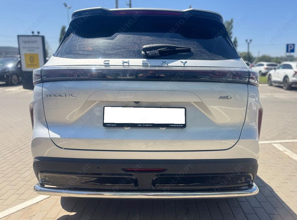 Защита заднего бампера угловая большая для автомобиля CHERY Tiggo 7L 2025 арт. CTG.7L.25.21