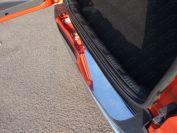 Накладка на задний бампер (лист зеркальный) для автомобиля Ford EcoSport 2014-