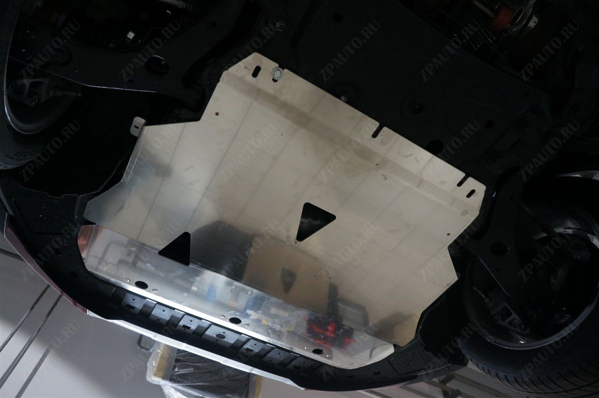 25.04ABC ЗАЩИТА КАРТЕРА ДВИГАТЕЛЯ И КПП VOLVO (ВОЛЬВО) V40 Cross Country, V-ВСЕ (2013-2016) (АЛЮМИНИЙ 4 ММ)