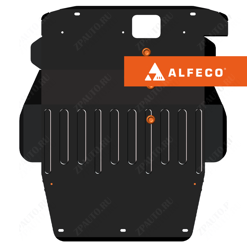 Защита  картера и КПП ( 2 части) Mitsubishi Galant VII 1992-1996 V-1,8; 2,0; 2,5; 2,0TD 4wd , ALFeco, сталь 2мм, арт. ALF1418st