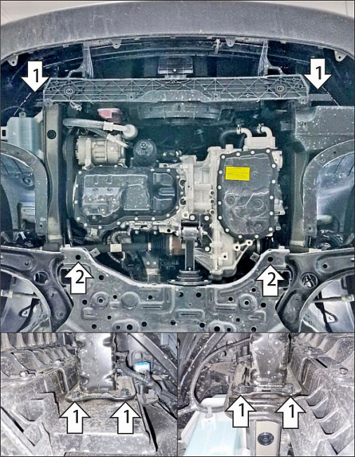 Ковер багажный модельный высокий борт для Mitsubishi Pajero IV 1999-2006, Элерон 71007