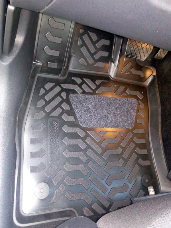 Ковры салонные модельные высокий борт 3D с подпятником для Skoda Octavia A7 2013-, Элерон 61623