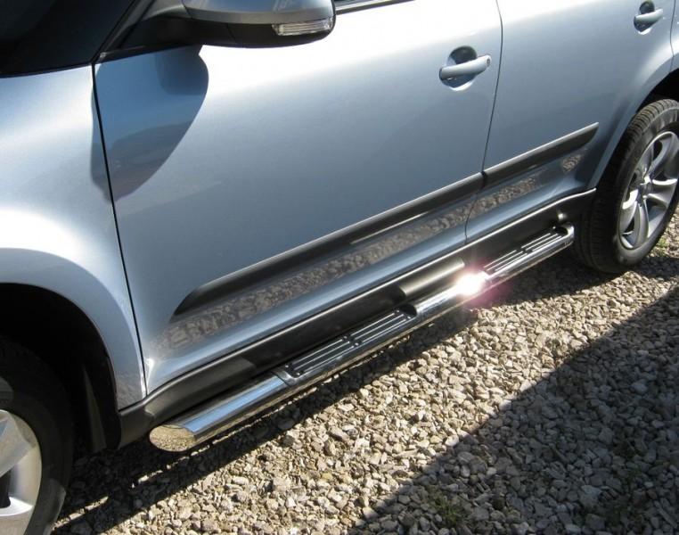 Пороги труба d57 вариант 1 для Skoda Yeti, Slitkoff SYT-0007401